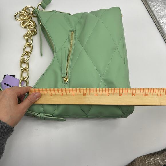 House of Want Convertible RFID Hobo Bag Green Fig - Picture 10 of 16